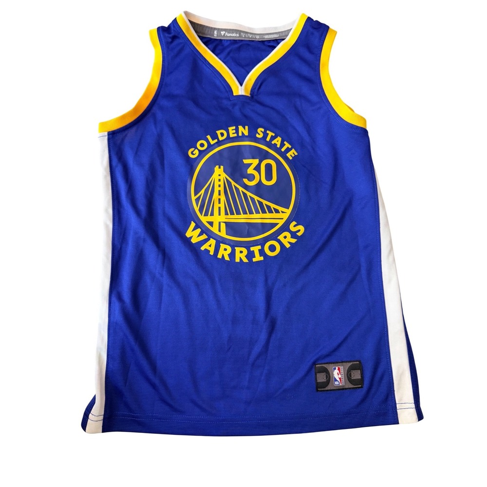 Fanatics Stephen Curry Golden State Warriors NBA Jersey Youth S